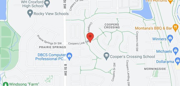 map of 950 Coopers Drive SW